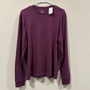 J.Crew purple long sleeve tee